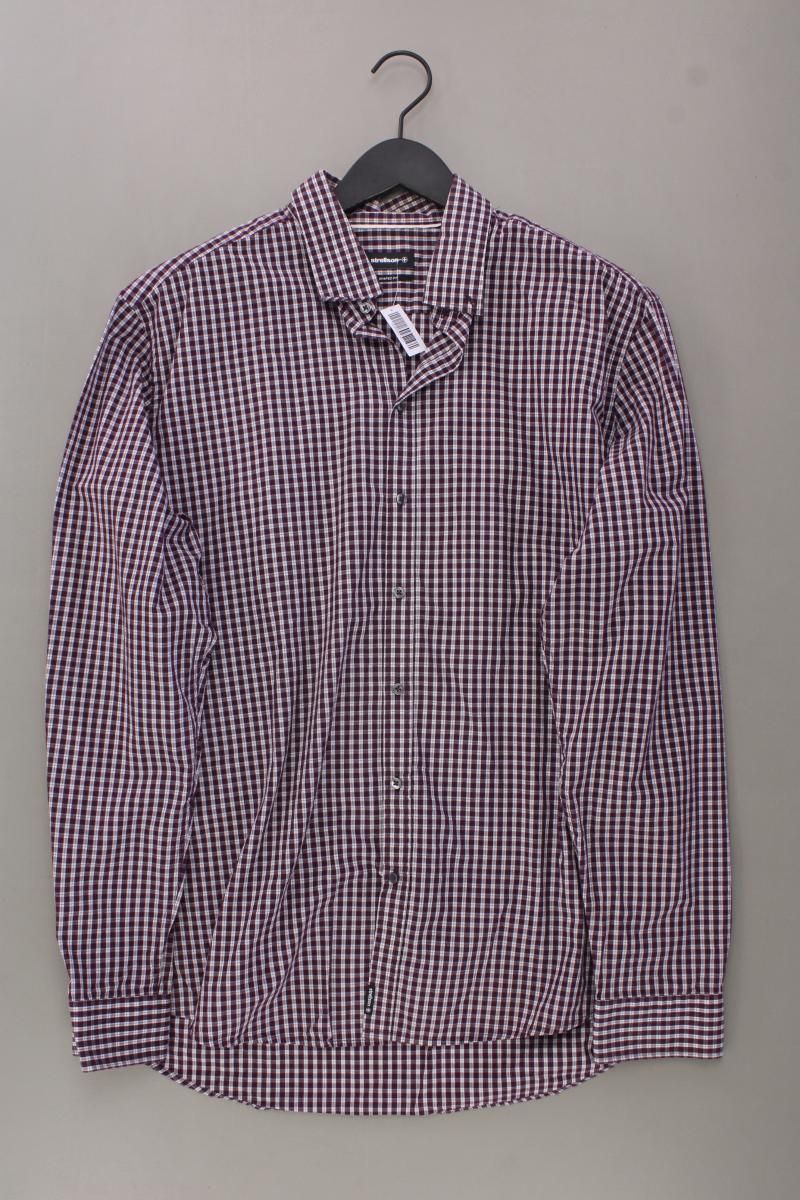 Camicie: Strellson Karohemd Gr. Hemdgröße 43 lila – Usato da Neustadt an der Waldnaab venduto da SecondLifeFashion