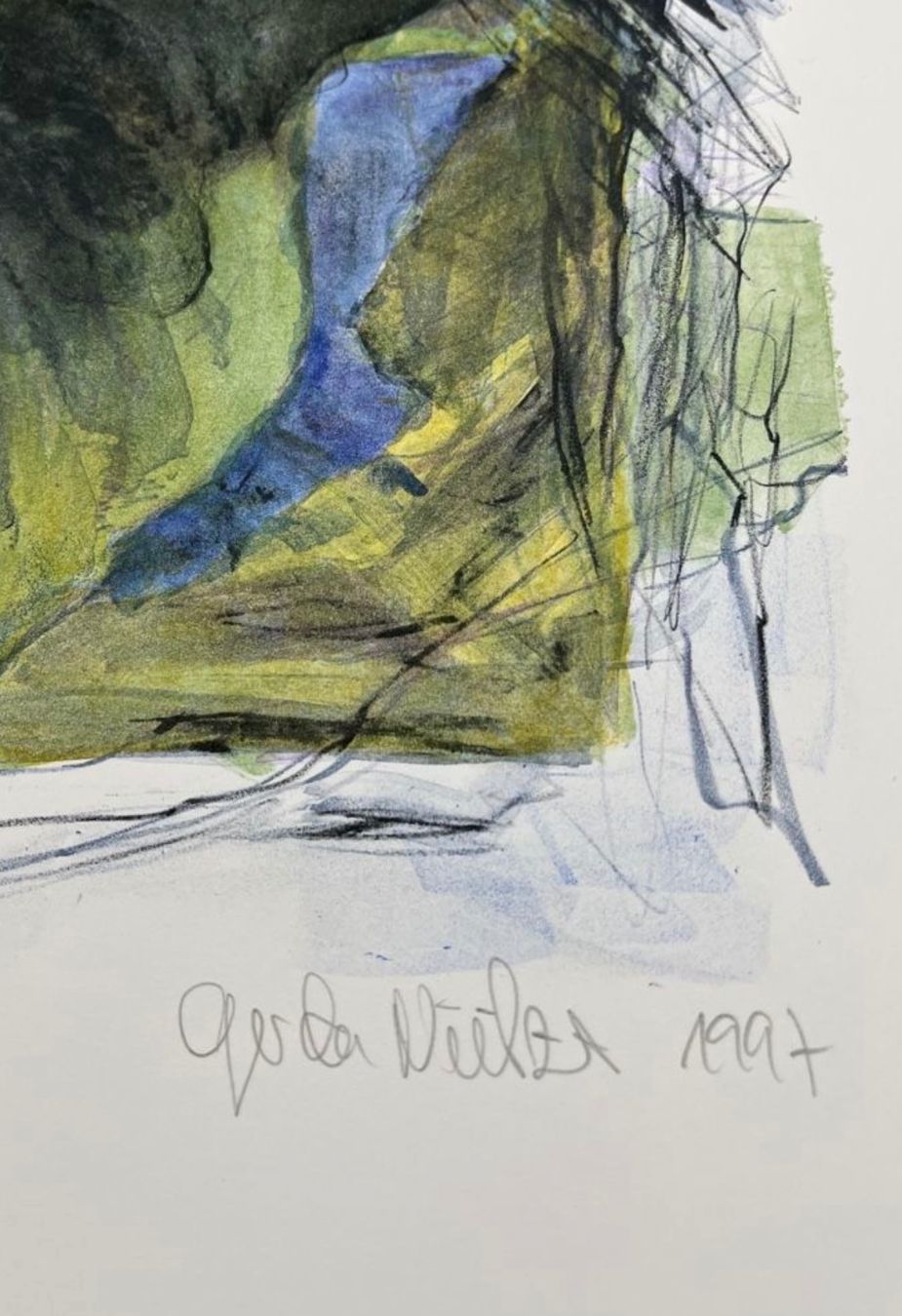 Grafica & Litografie: Gerda Nietzer, handsigniert, nummeriert – Usato da Rain venduto da Pic-Ass 2