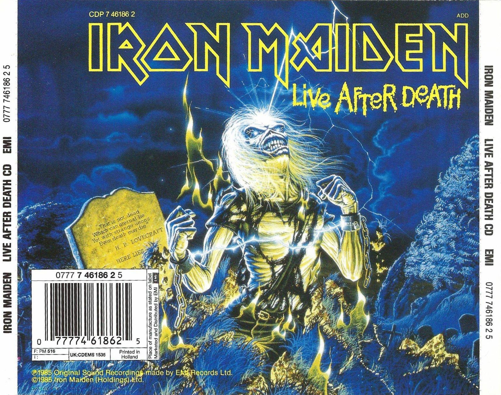 CD: CD: IRON MAIDEN - Live After Death – Usato da Rotkreuz venduto da groeli69 2