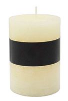 Kerzen/Creme gefrostet/9x9cmXL/Neu/OVP