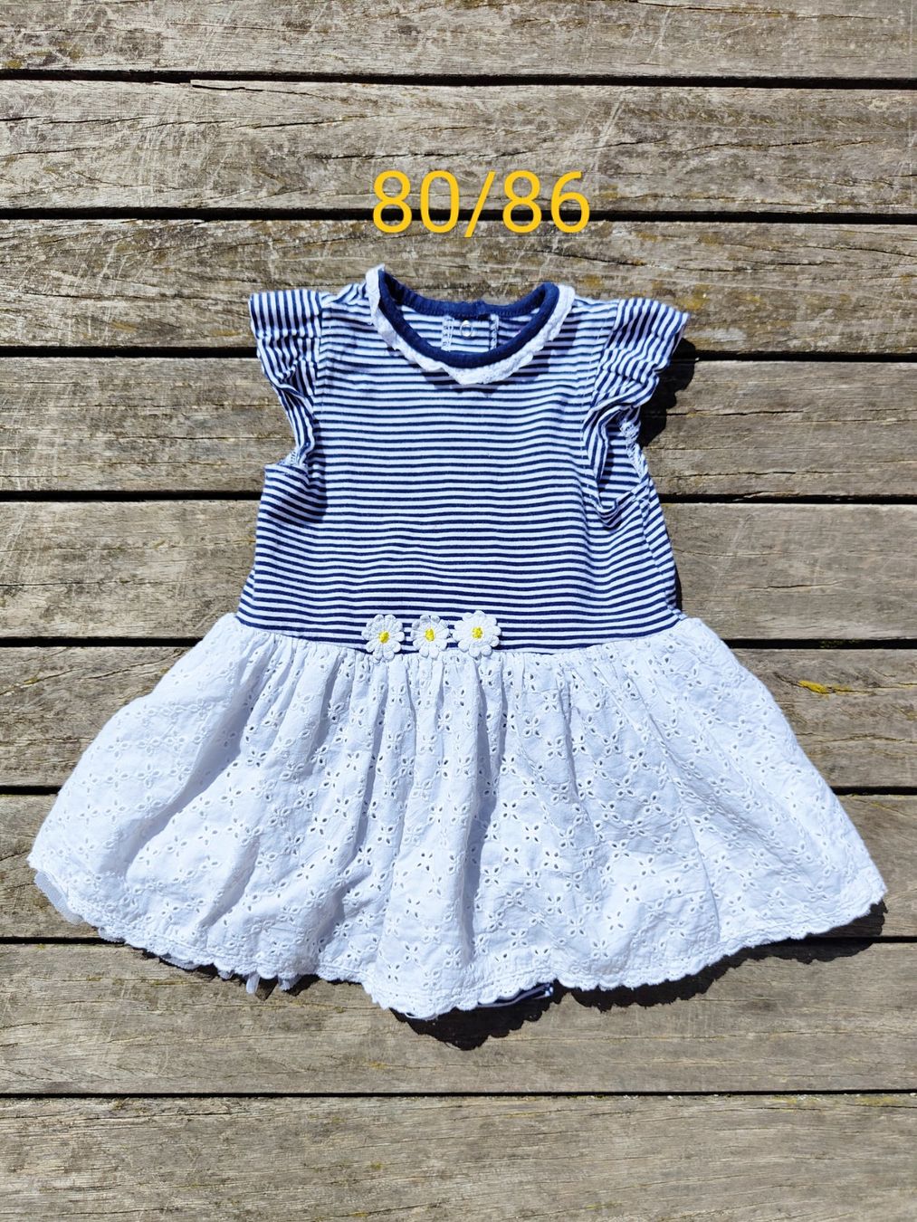 Kleider & Röcke: Gr. 80/86 Kleid mit Blumen – Gebraucht aus Sursee von lou19