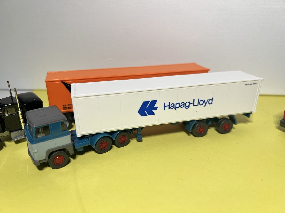 Wiking Modellini d'auto: 5x Wiking Container-LKW in 1/87 – Usato da Weinfelden venduto da Kammerflimmern 4