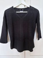 Haut femme en lin gris foncé - Taille XS