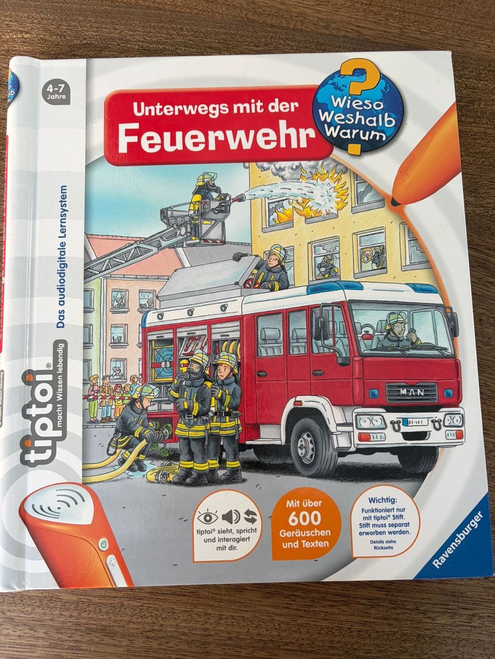 Libri: tiptoi Buch "Unterwegs mit der Feuerwehr" – Usato da Lungern venduto da Scastis