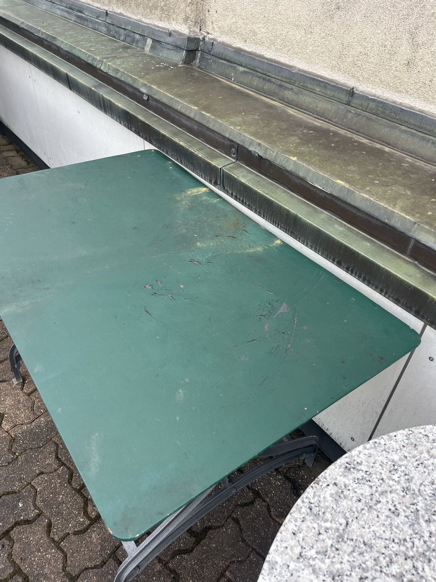 Tavoli: Gartentisch Original Jugendstil Eisen grün 117 cm – Usato da Zollikon venduto da Budulinek123 2