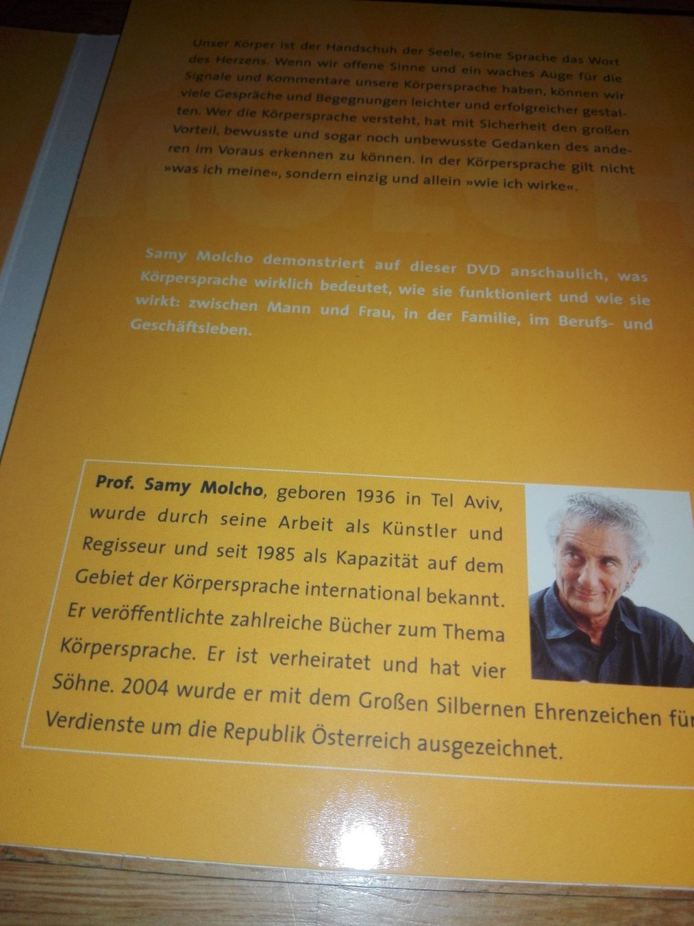 Alle DVDs: Samy Molcho - Live    (Zwei Teile) – Gebraucht aus St.Gallen von elk2022 5