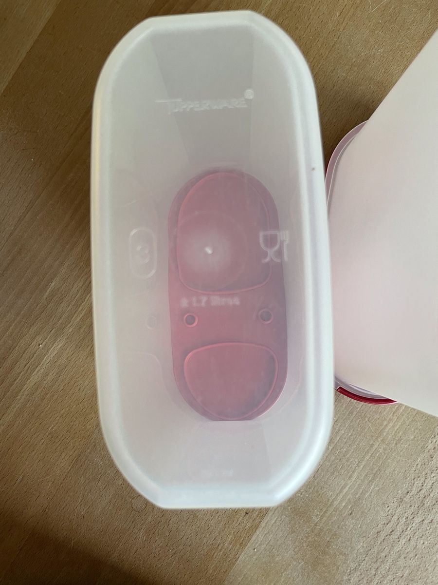 Tupperware Recipients et similaires: Tupperware Vorratsbehälter rot/transparent 2er Set  – D'occasion à Winterthur par u22 3