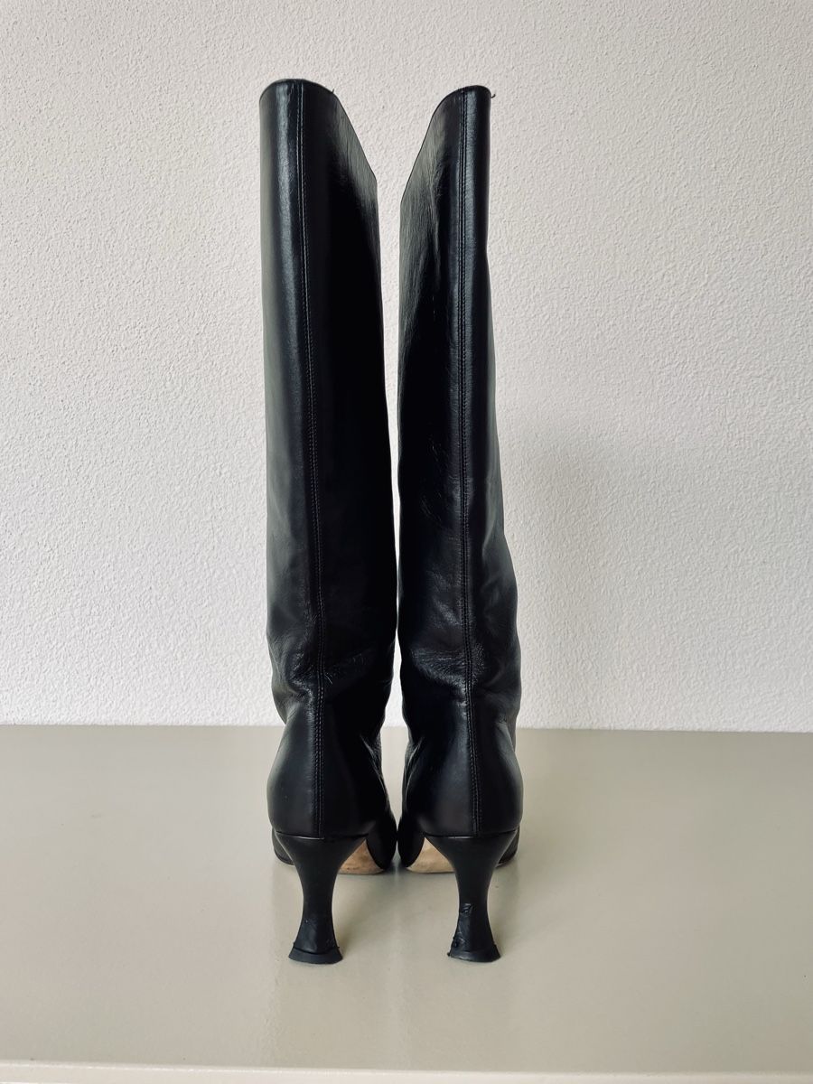 Scarpe da donna: Elegant black leather knee-high boots, size 36 – Usato da Zürich venduto da lan_c7xg 2