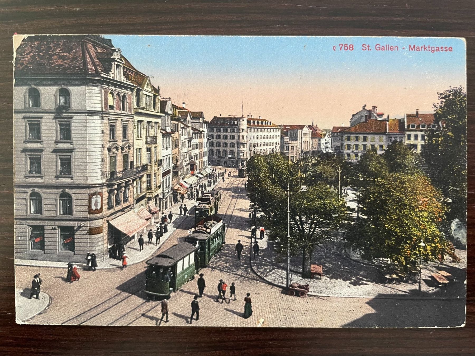 Cartes postales: ST. GALLEN Marktgasse, 4 Ansichtskarten – D'occasion à Wald ZH par TLILEF 3
