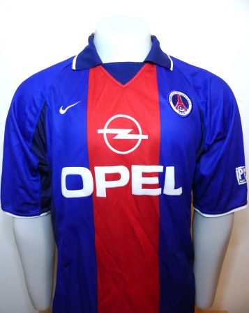 Maillot vintage domicile, PSG saison 2000-2001, taille L