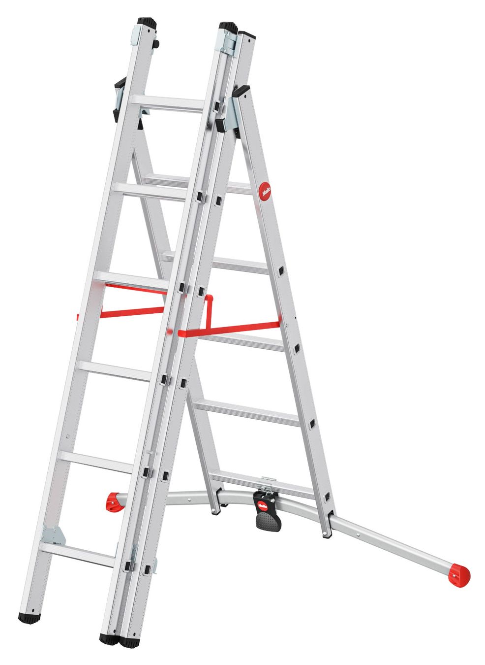 Hailo Scale: Hailo S100 ProfiLOT 2x6 + 1x5 Sprossen – Nuovo e nell'imballaggio originale da Erlinsbach venduto da Home-World 1