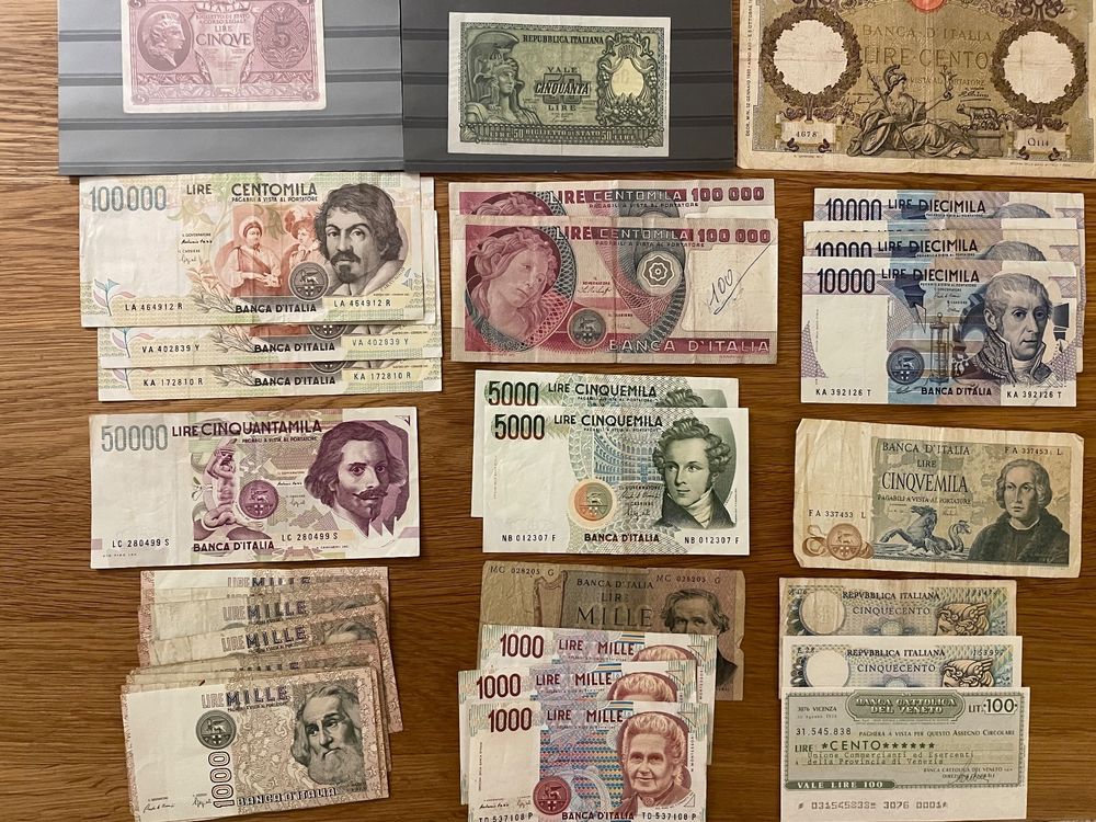 Banknoten Italien #2 (Gebraucht) in Ebikon für CHF 120 – mit Lieferung ...