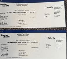 2 Tickets Baloise Session 27.10.26