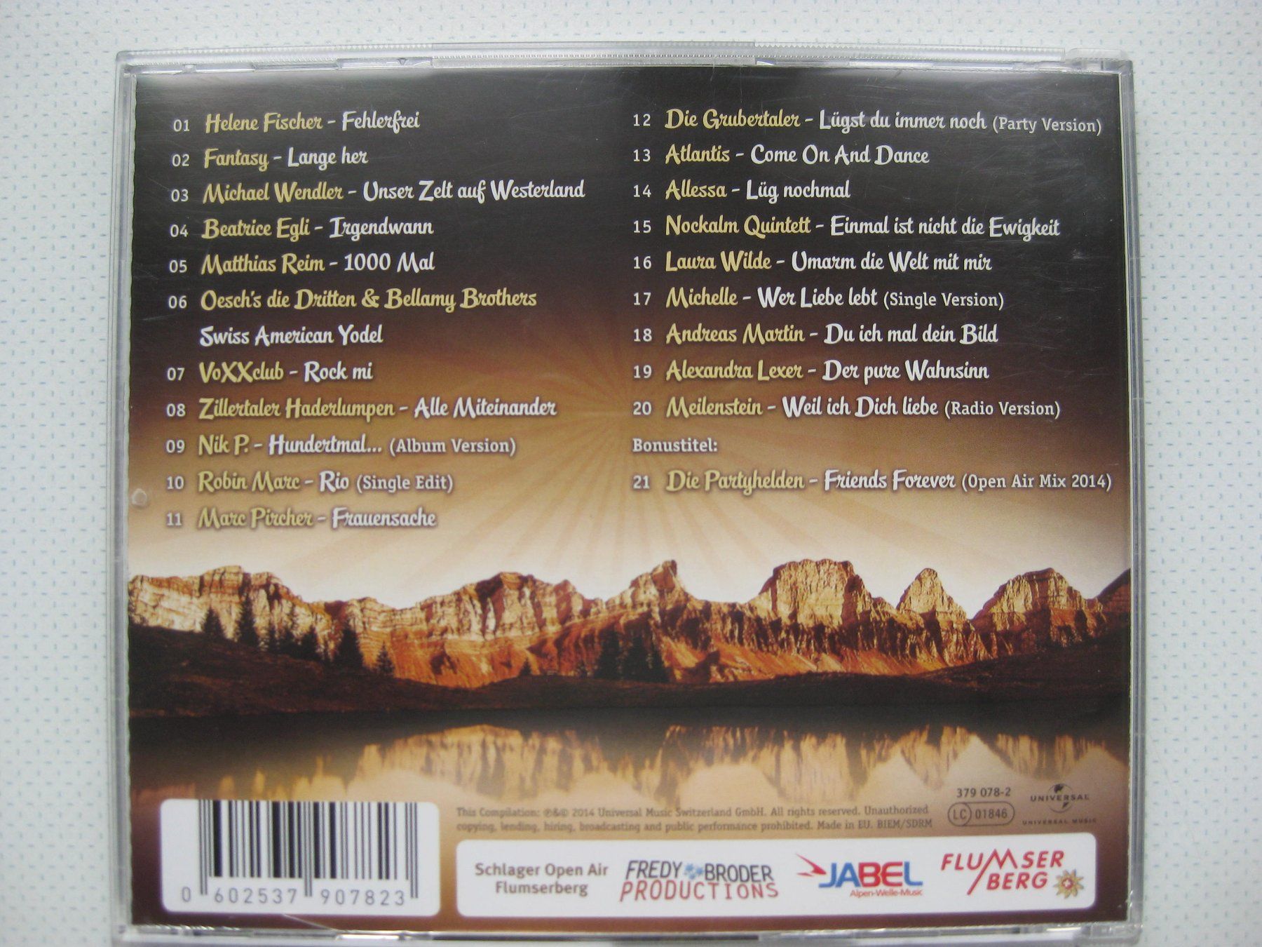 CDs: Schlager Open Air 2014 - Der Berg bebt – Gebraucht aus Wettingen von Licht08 1