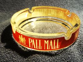 Vintage Pall Mall Aschenbecher aus Glas - Rarität!