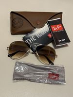 Sonnenbrille Ray-Ban Aviator gold neu!
