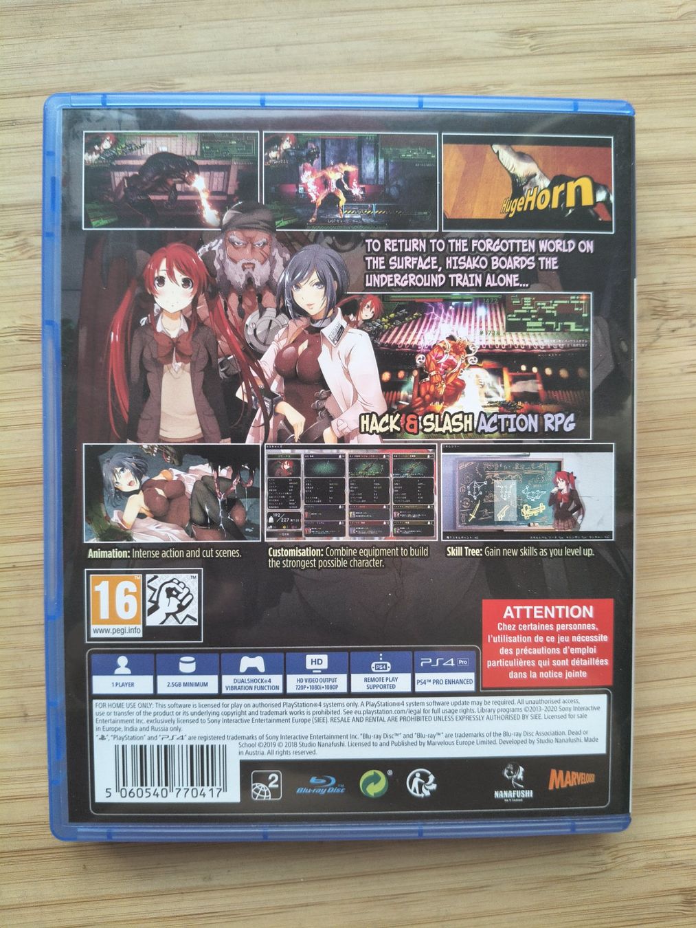 Spiele: Dead or School (PS 4) – Gebraucht aus Riedholz von ste_96cd 1