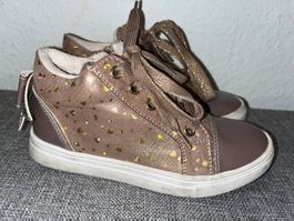 Adorable taupe boots with bows and hearts - size 31