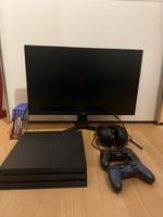 PlayStation 4 Pro Set mit AOC Monitor und Zubehör