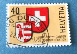 Nr.621 mit Stempel   Kanton Jura Wappen 1978   