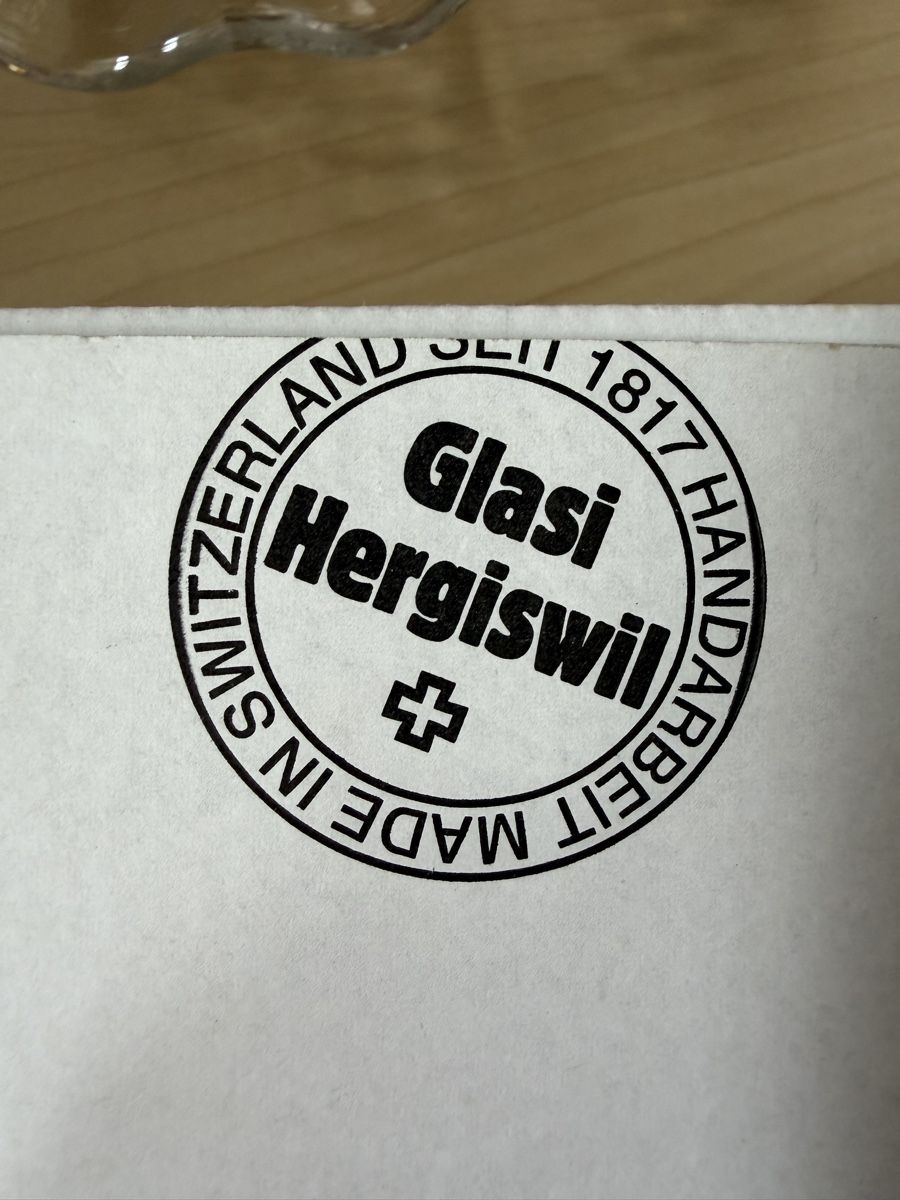 Glasi Hergiswil Vase & Récipients: Glasi Hergiswiler Blumenvase Solo neu – Neuf avec emballage d'origine à Aarau par Maeschi4 2