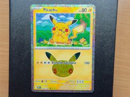 Pikachu (050/128) (28/30) - 30ᵉ Anniversaire - 30C FR