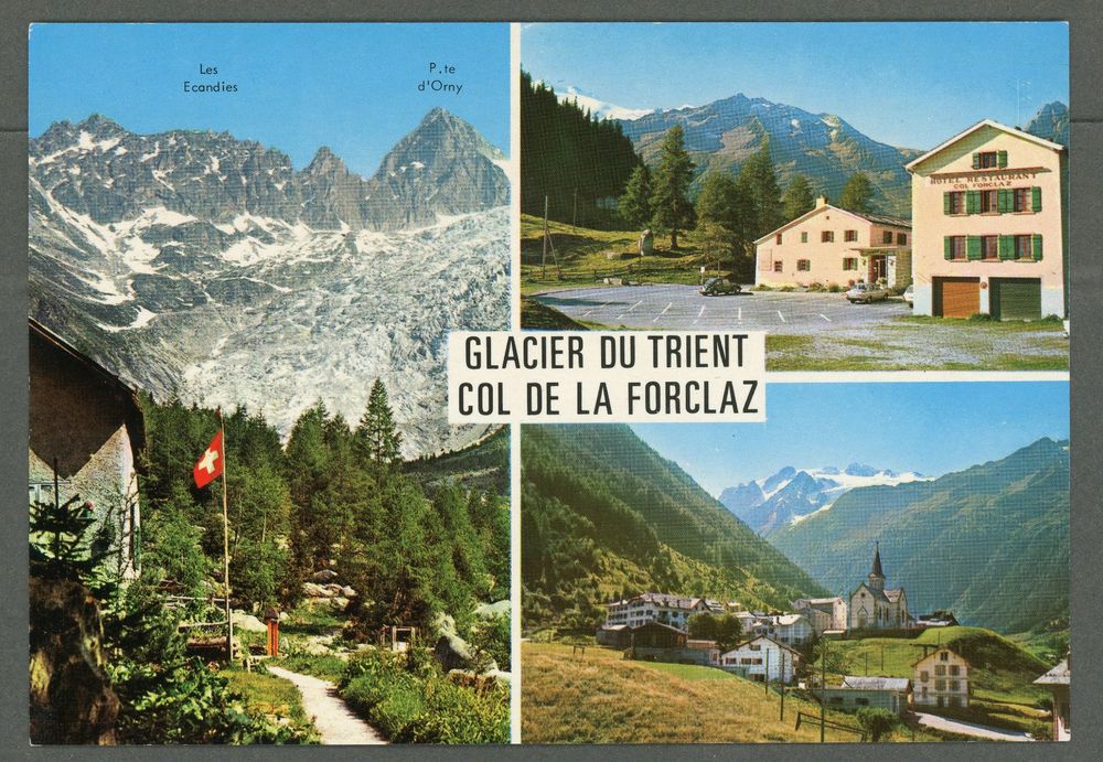 Ak 3 Fach Col Glacier Du Trient Vs Col De La Forclaz ≈ 1960 Kaufen Auf Ricardo 