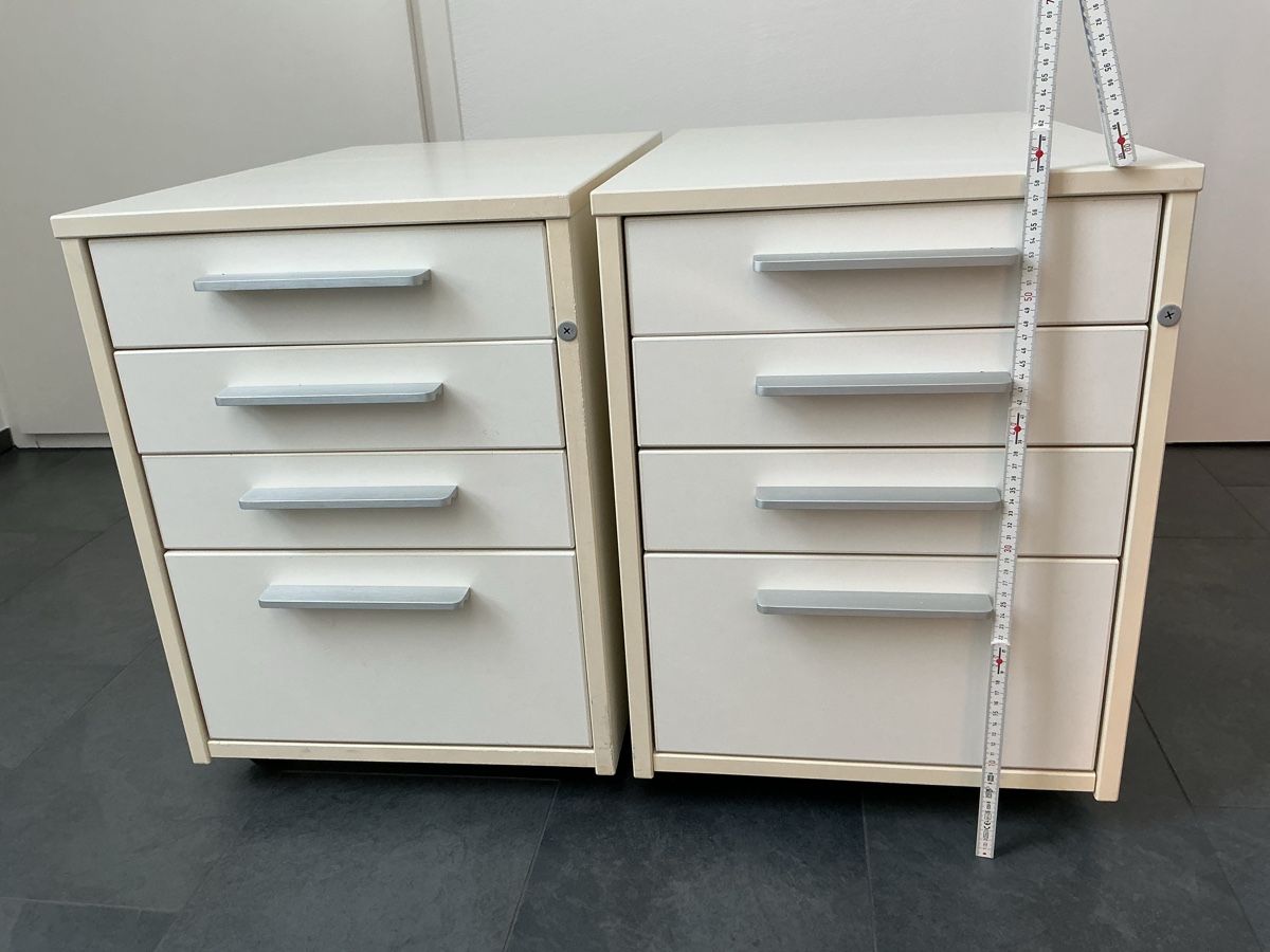 Ikea Korpus: Rollcontainer weiss 2er Set 4 Schubladen pro Container. – Gebraucht aus Tagelswangen von comolli-rissi