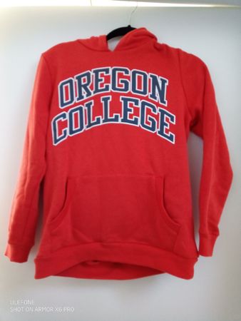 Roter Oregon College Hoodie, Gr. 158, Top Zustand!