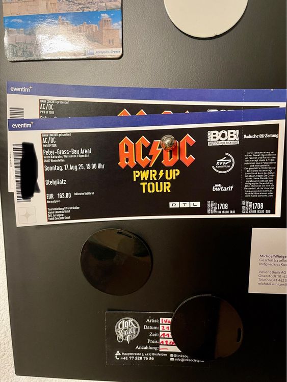AC/DC Ticket (Neu und originalverpackt) in Gontenschwil für CHF 100 ...