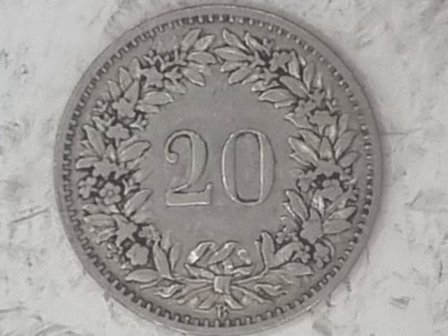 Alle Münzen: 20 rappen 1891 – Gebraucht aus Bure von chap981 1
