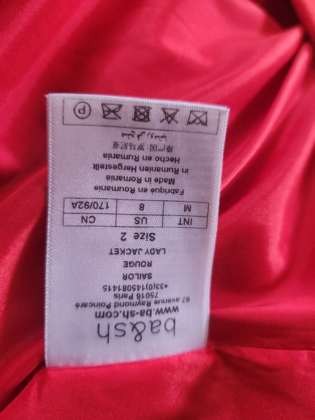 Ba&Sh Giacche: Blazer Rouge ba&sh Taille 2 / M /L – Usato da Niedergösgen venduto da Eva2410 6
