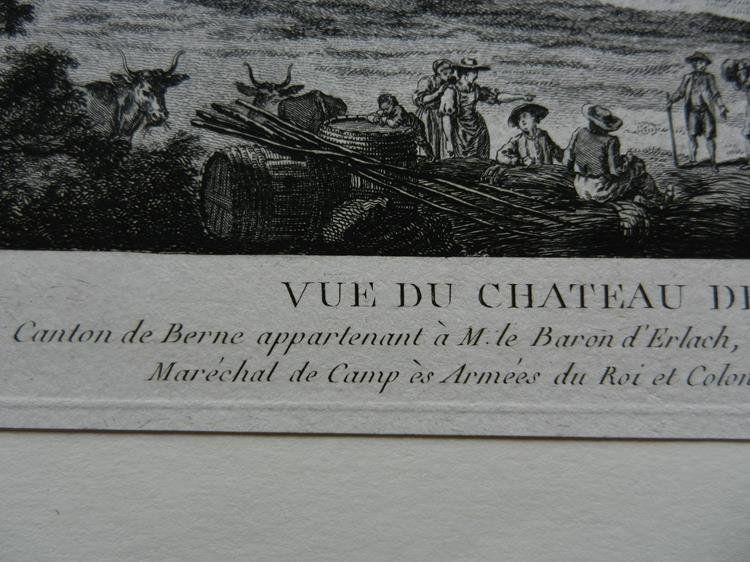 Incisioni: Vue du château Riggisberg – Usato da Risch venduto da Rischli15 3