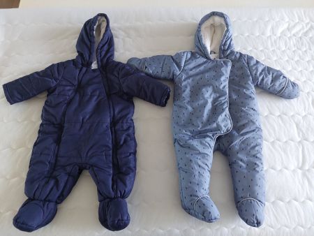 2 WARME BABY WINTEROVERALL GR. 68