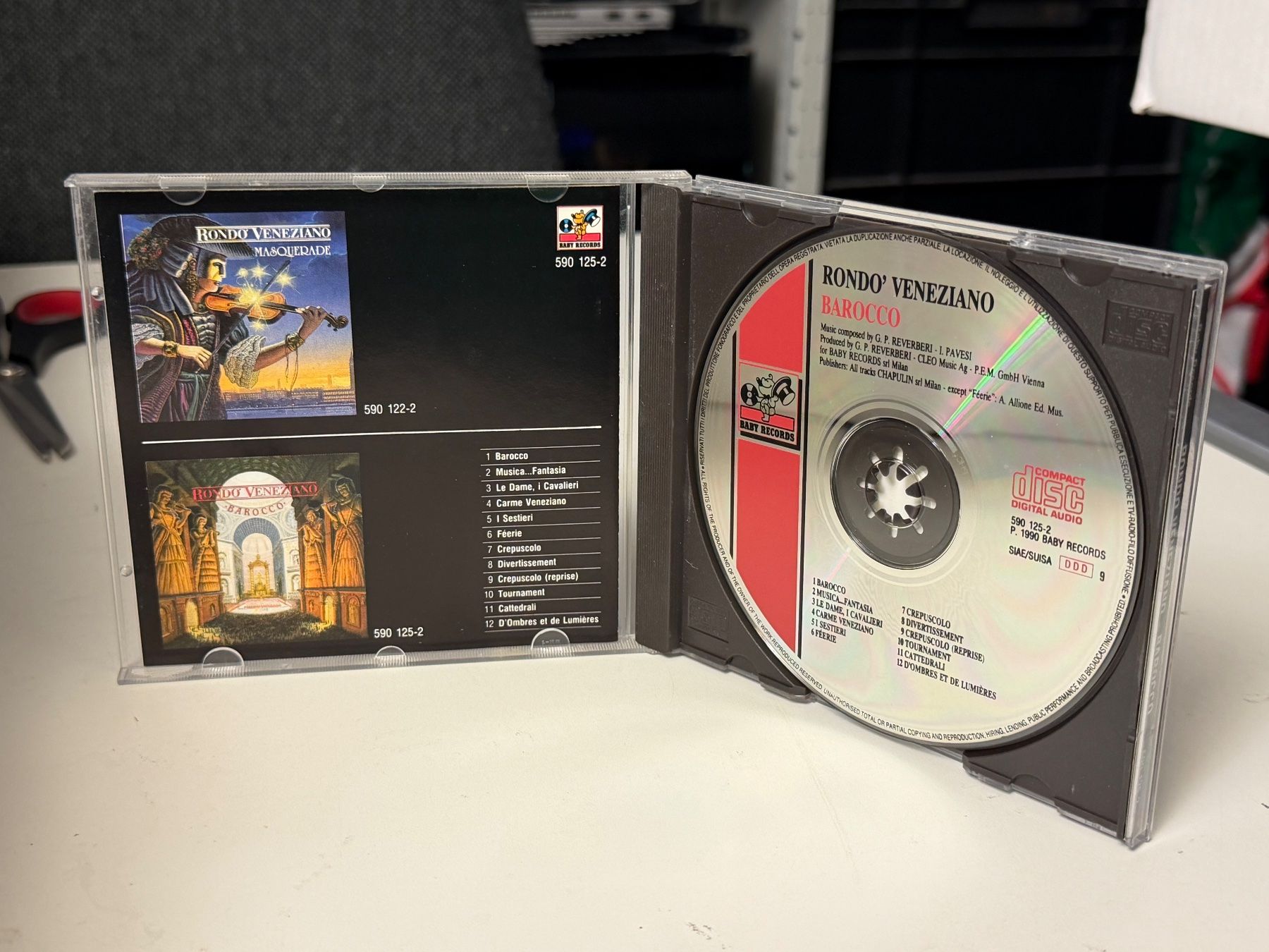 CDs: Rondo' Veneziano - Barocco - HG41C – Gebraucht aus Küsnacht ZH von swisssales.net 2