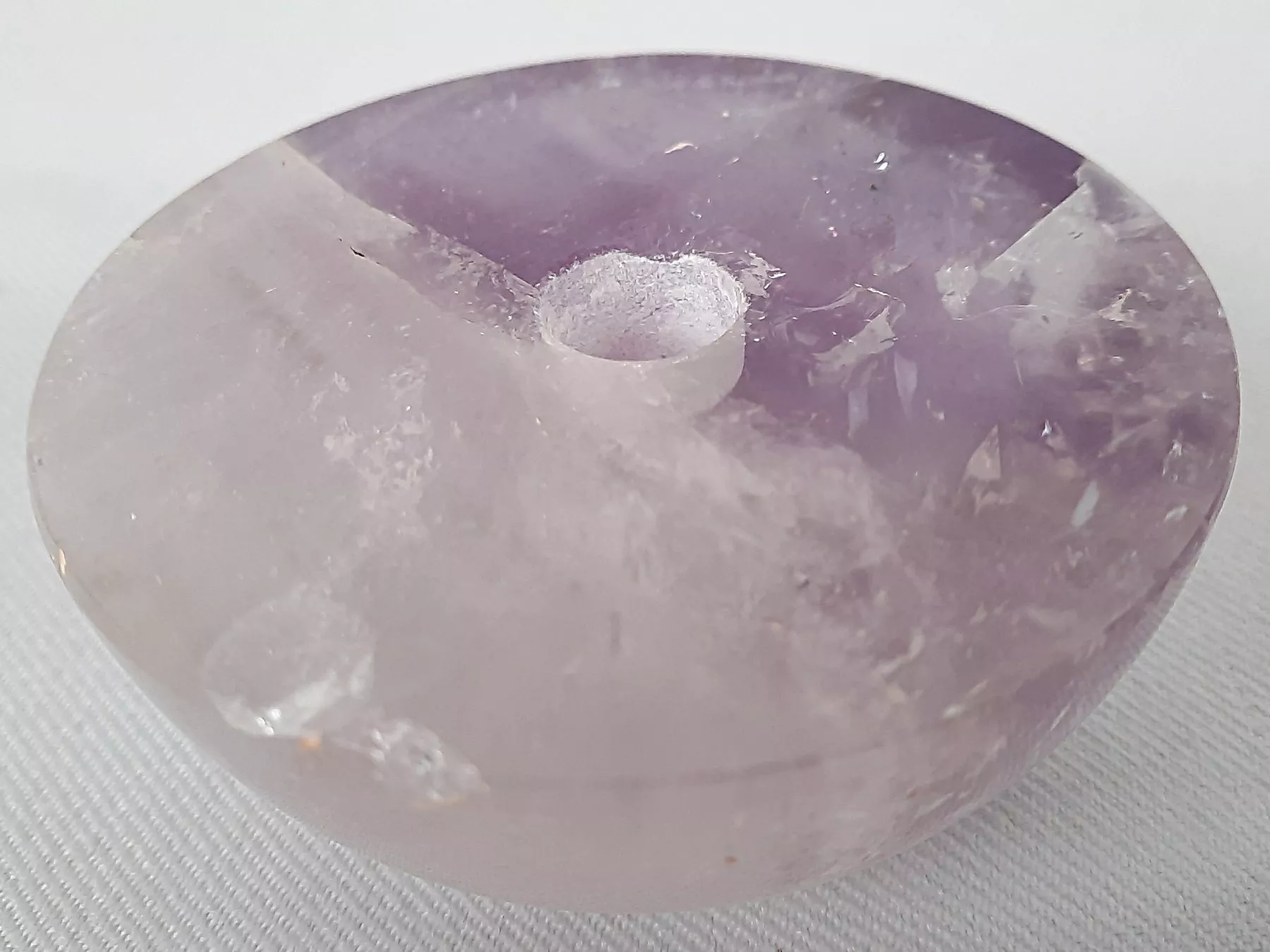Minerali & Pietre curative: 2 Amethyst Halbkugeln – Usato da Beinwil am See venduto da Restwert_Beinwil 4