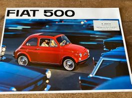 Dépliant Pub FIAT 500 vintage Prospectus Auto