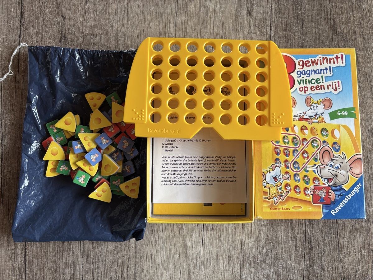 Ravensburger Spiele: Ravensburger 3 Gewinnt! Maus Edition – Gebraucht aus Kappel SO von Fabruzzi 2