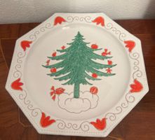 Weihnachtsteller, Servierteller, Vintage, Top Zustand!