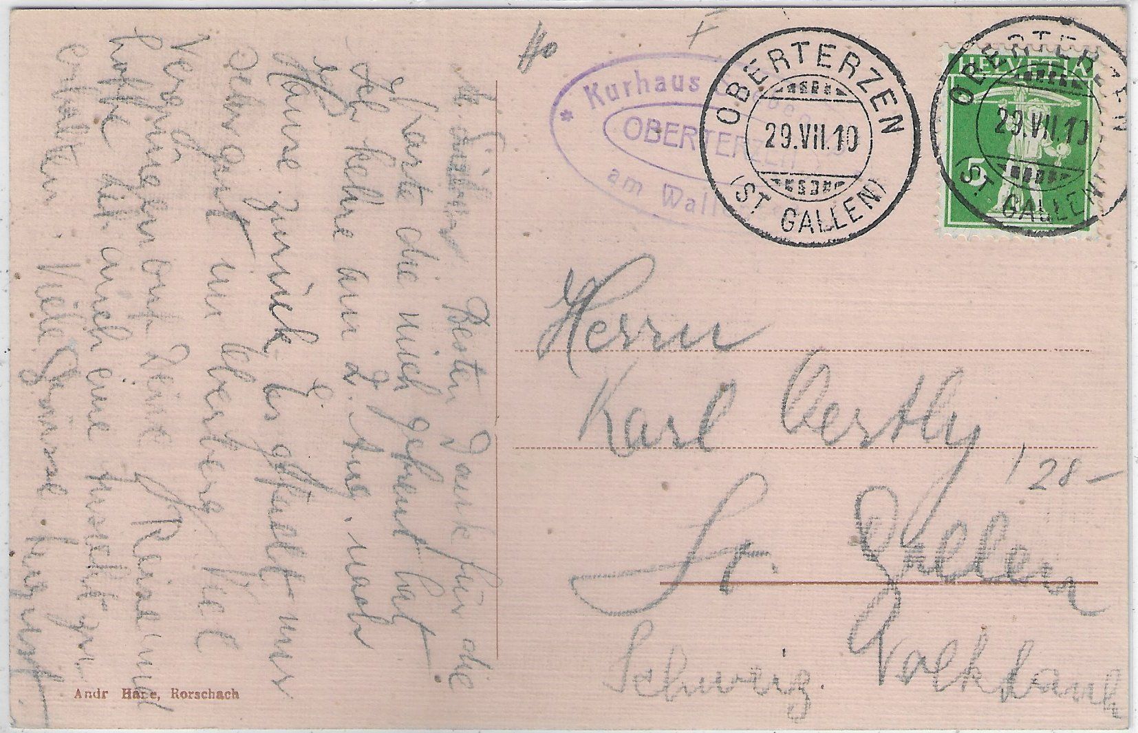 Cartoline postali: Alpenkurhaus Seeben – Usato da Ettingen venduto da Kartenplanet 1