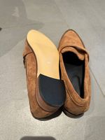 Flache braune Halbschuhe neu und ungetragen Gr 40