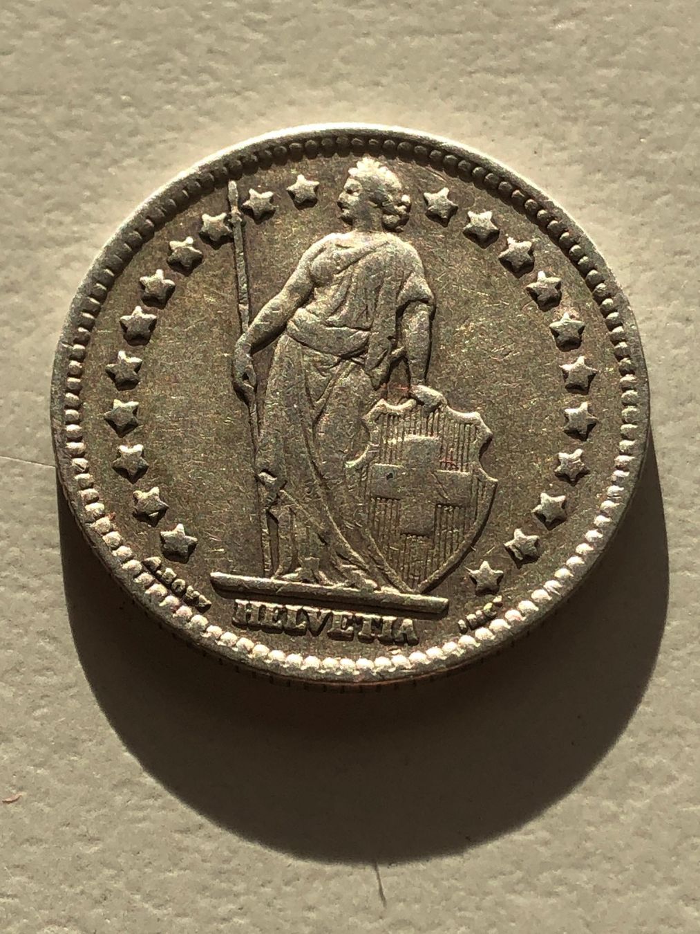 Tutti le monete: 1 Fr. 1921 – Usato da Schötz venduto da Odpa 1