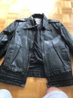 Leder Jacke Quebec Grösse 44