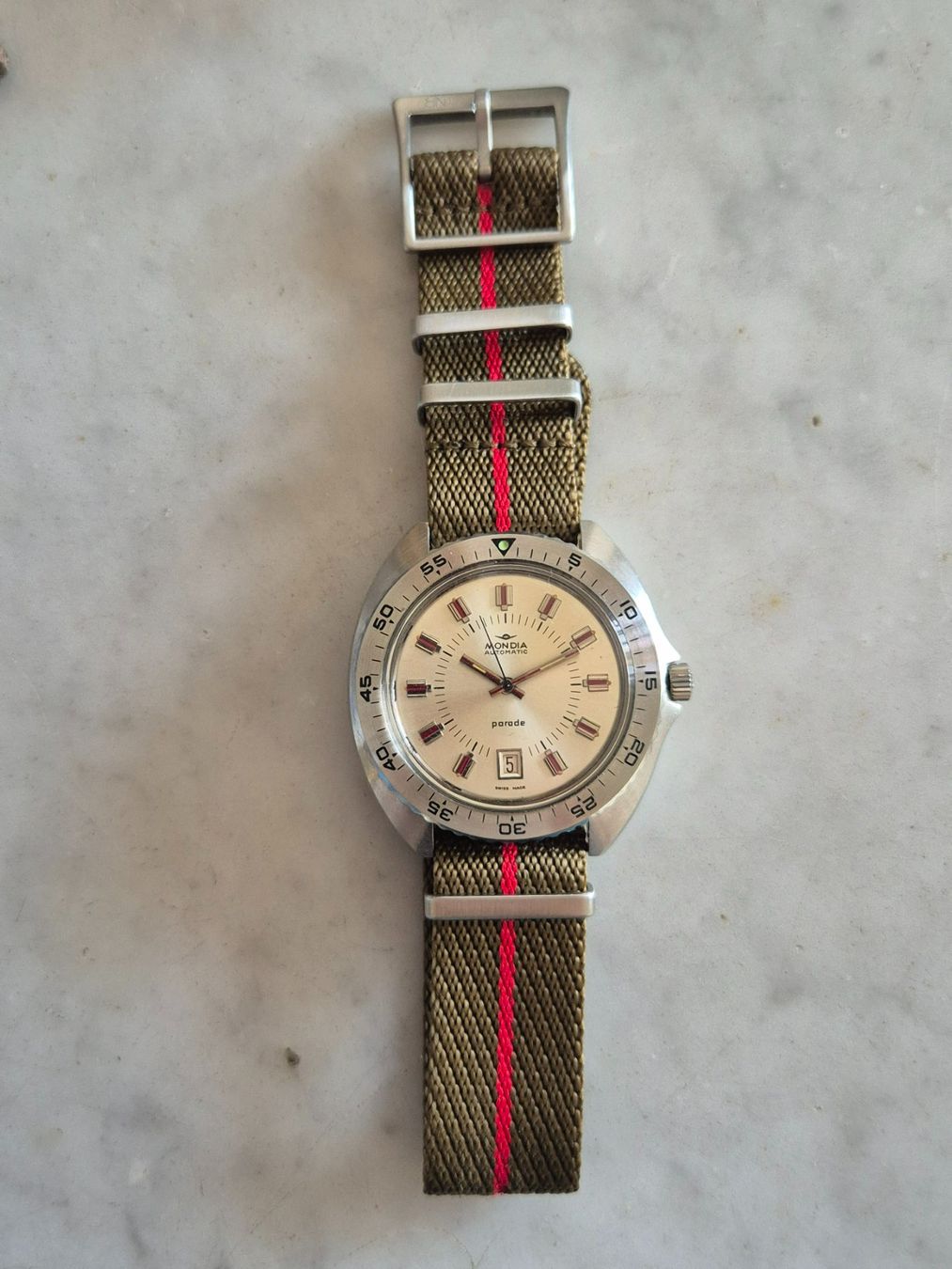 Mondia Orologi: Montre Mondia Automatic Parade - Vintage – Usato da Genève venduto da Leysin1450 1