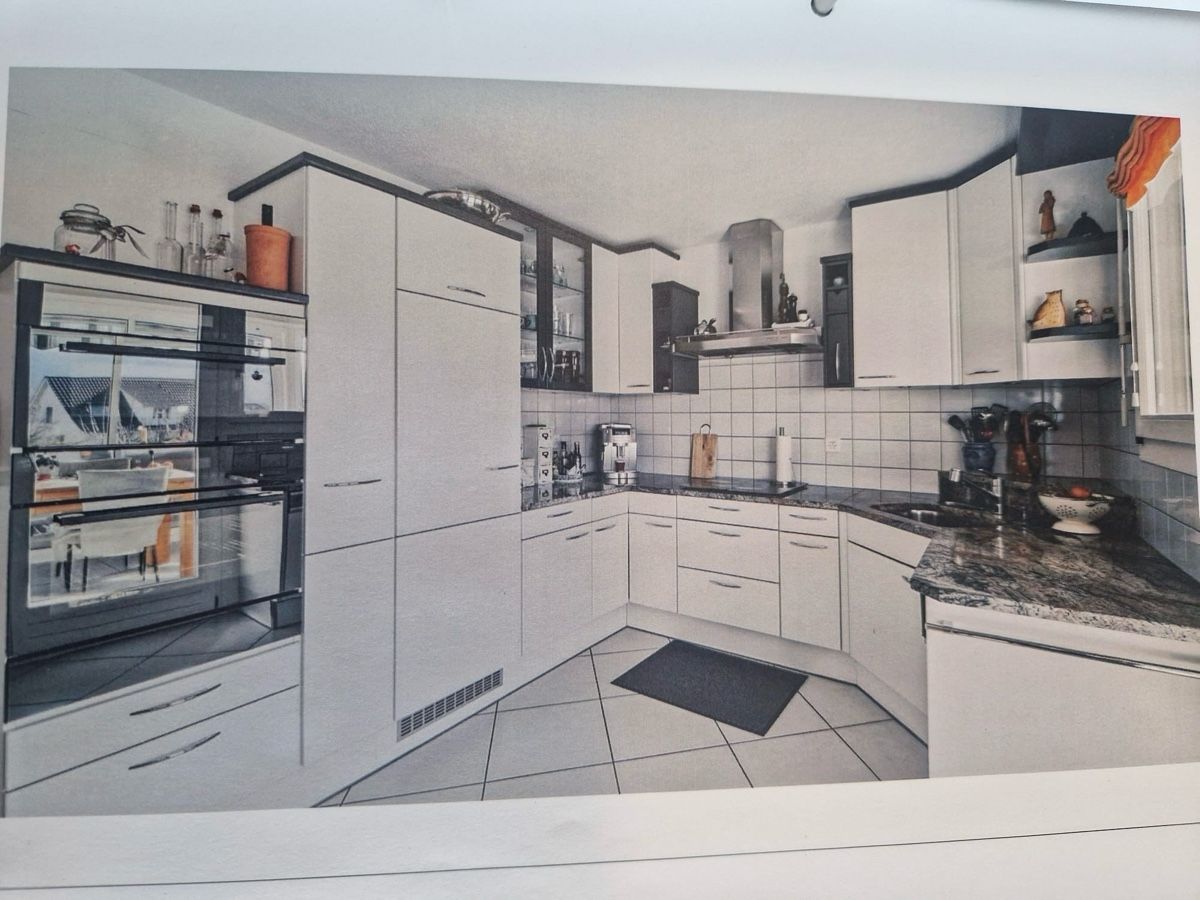 Cucine complete: Moderne Einbauküche mit Herdplatte & Geschirrspüler – Usato da Nebikon venduto da JL_Shop