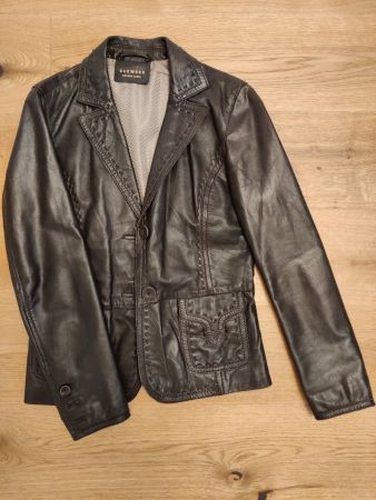 Lederjacke braun