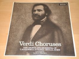 DECCA SXL 6139 WSB - VERDI CHORUSES - CARLO FRANCI