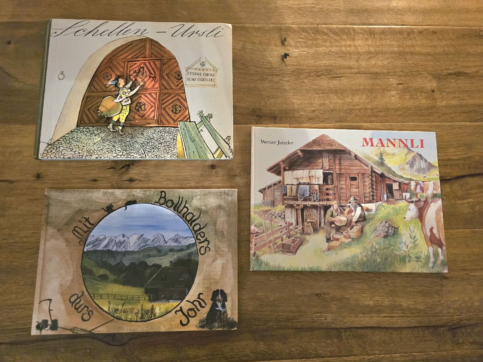 Libri: Bilderbücher Set: Schellen-Ursli, Mannli, Mit Bo Boholders – Usato da Wittenbach venduto da Tigerlili