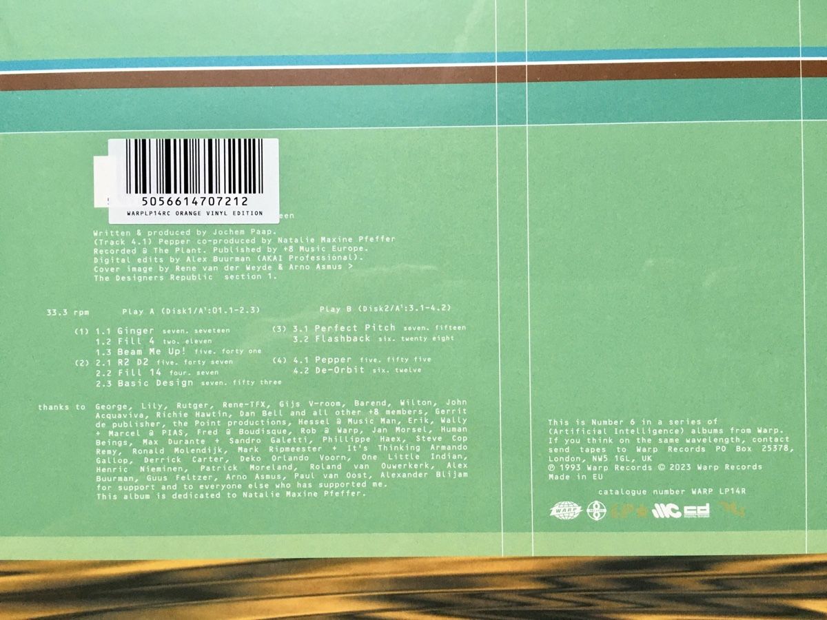Schallplatten: Speedy J - Ginger LP (2023 colour LP) – Neu (gemäss Beschreibung) aus Genève von Januacoeli 6