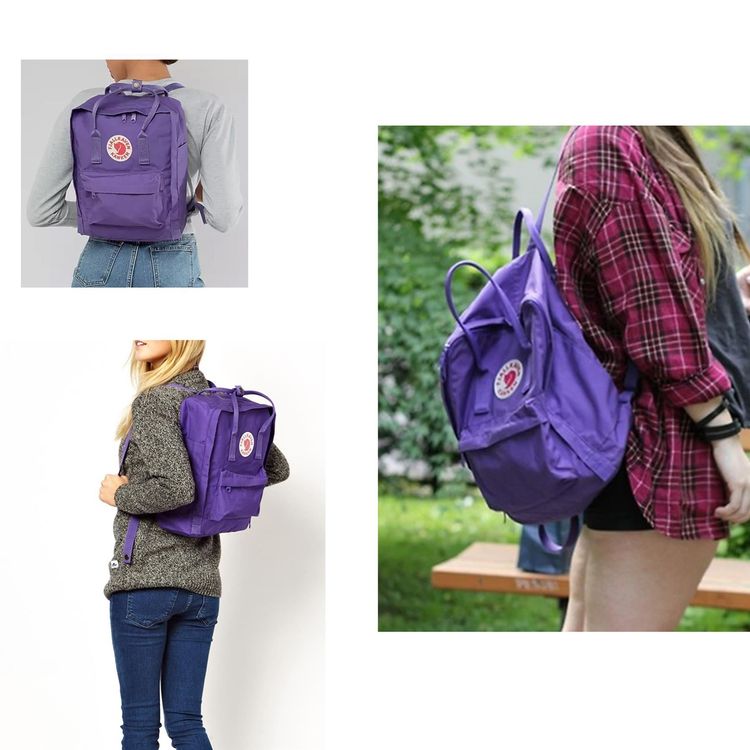 Fjällräven Rucksack Kånken /580 Purple/Lilla/16l (Neu und ...